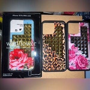 iPhone 13 Pro Max wildflower case bundle